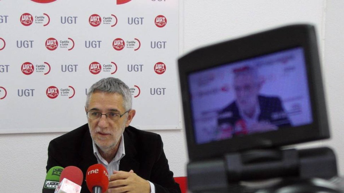 El secretario general de UGT Castilla y León, Agustín Prieto-Efe