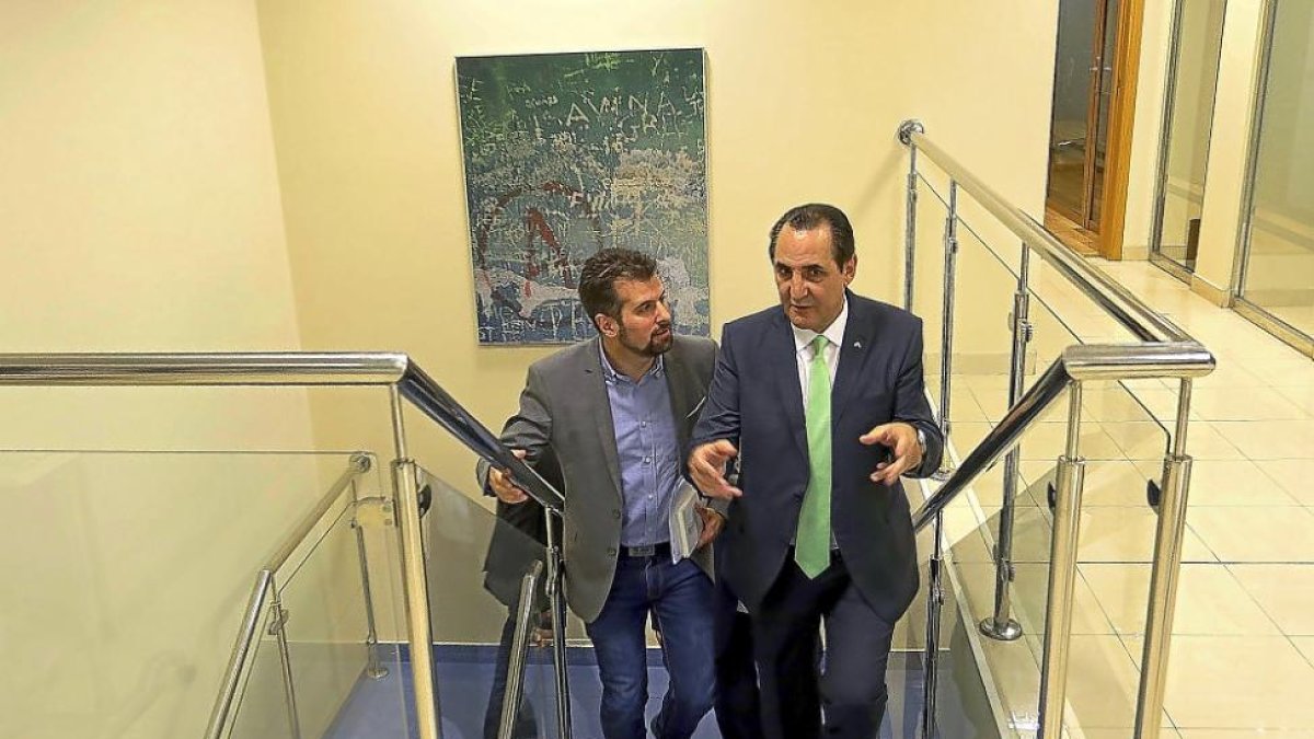 Luis Tudanca y José Rolando Álvarez .-ICAL