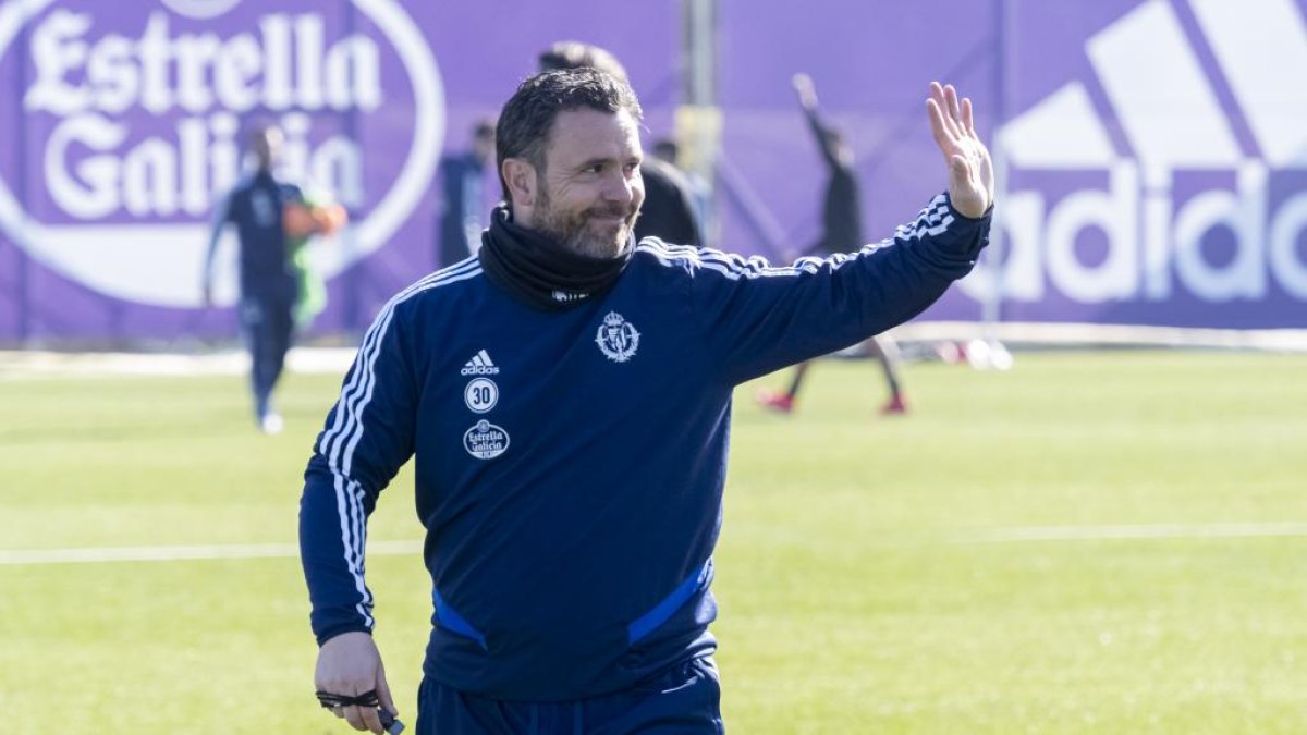 VALLADOLID. 22/02/20. PHOTOGENIC/PABLO REQUEJO. ENTRENAMIENTO DEL REAL VALLADOLID, PEÑAS, AFICION