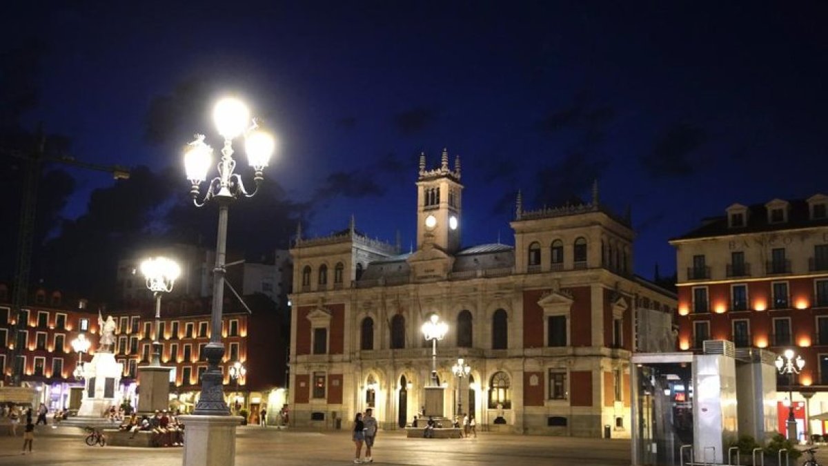 Valladolid de noche. 