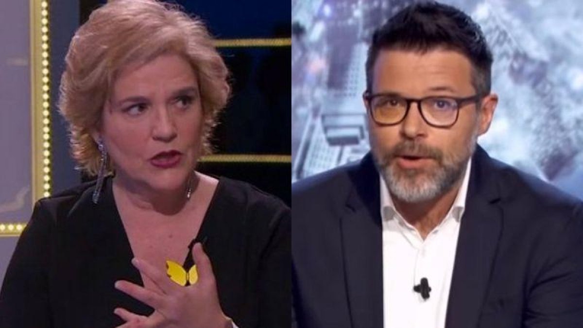 Pilar Rahola y Quequé.-EL PERIÓDICO