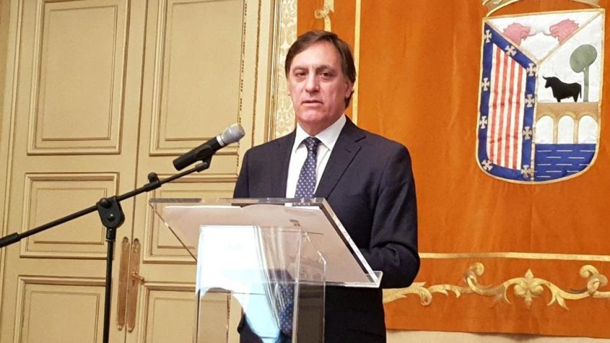 Carbayo durante su comparecencia.-EUROPA PRESS