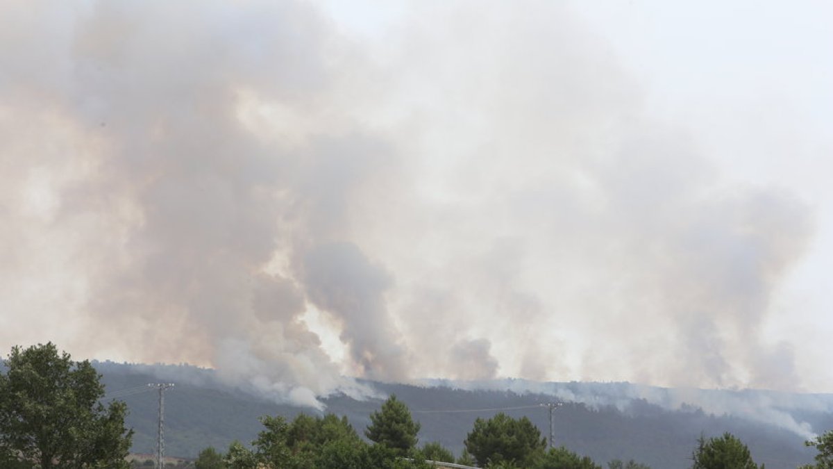Incendio en Sierra de la Culebra (Zamora).- ICAL