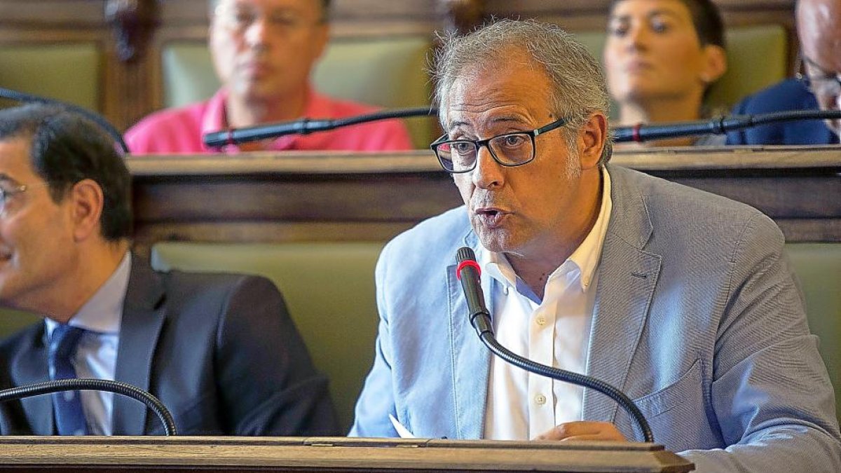 José Antonio Martínez-Bermejo, en un momento del pleno.-PABLO REQUEJO