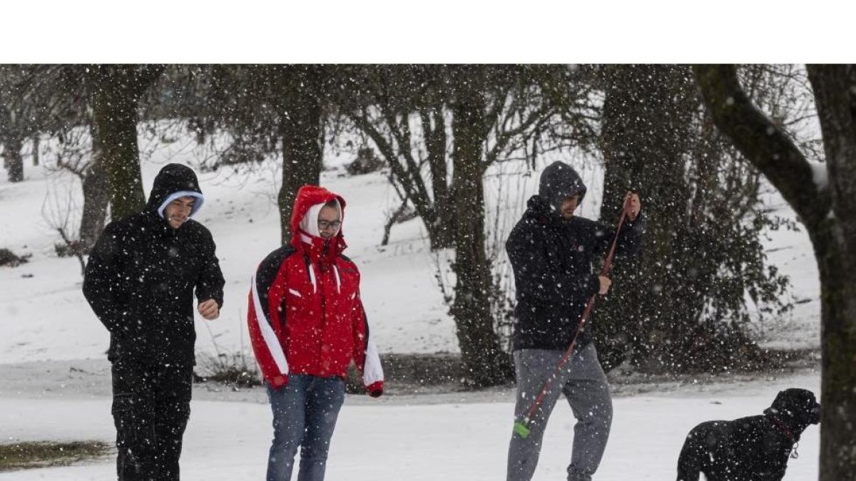 Nevada en Valladolid, en una imagen de archivo.-PHOTOGENIC