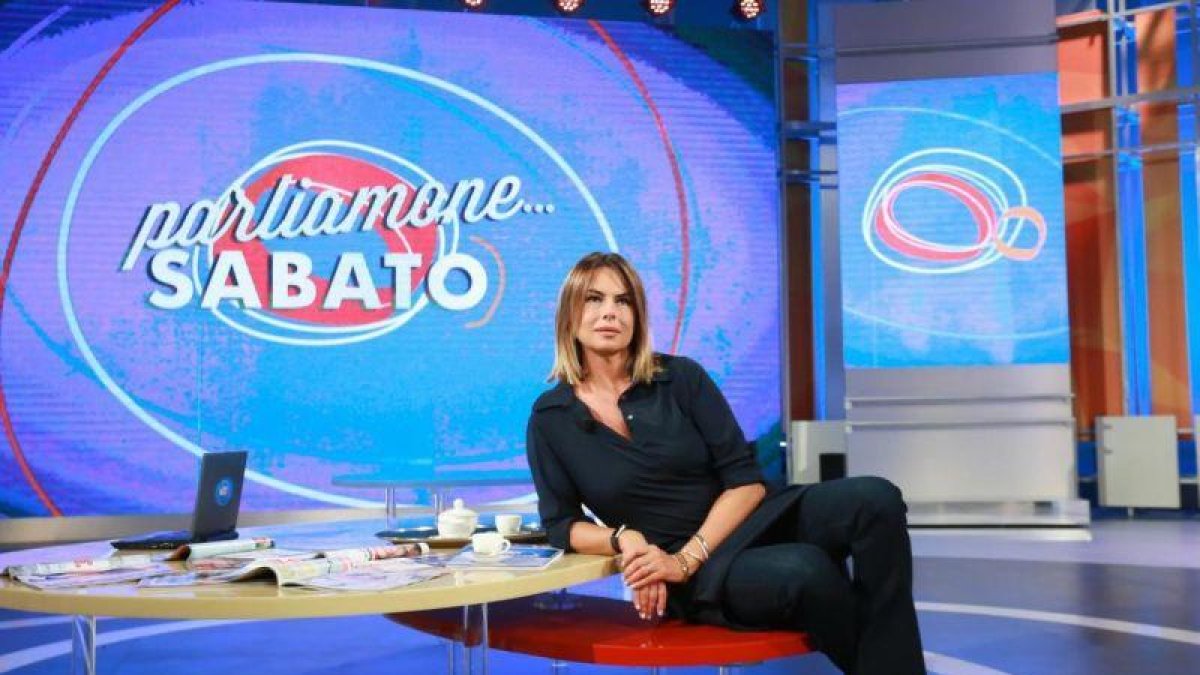 Paola Perego, presentadora del programa de la RAI 'Parliamone sabato'.-