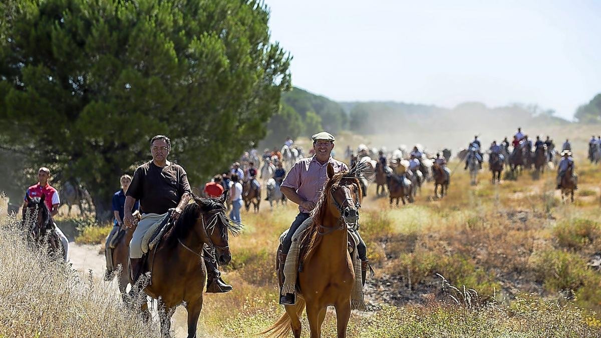 Más de 200 caballos acudieron a la trashumancia de Portillo.-T. SANCHO / PHOTOGENIC