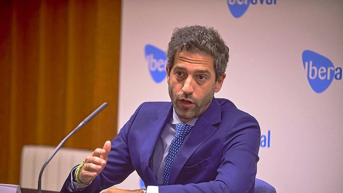 César Pontvianne, presidente de Iberaval, informa de los datos del primer semestre de 2019.-ICAL