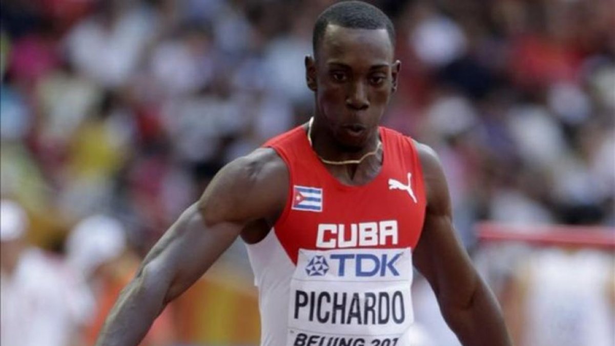 Pichardo, atleta cubano, en el Mundial de Pekín.-AFP
