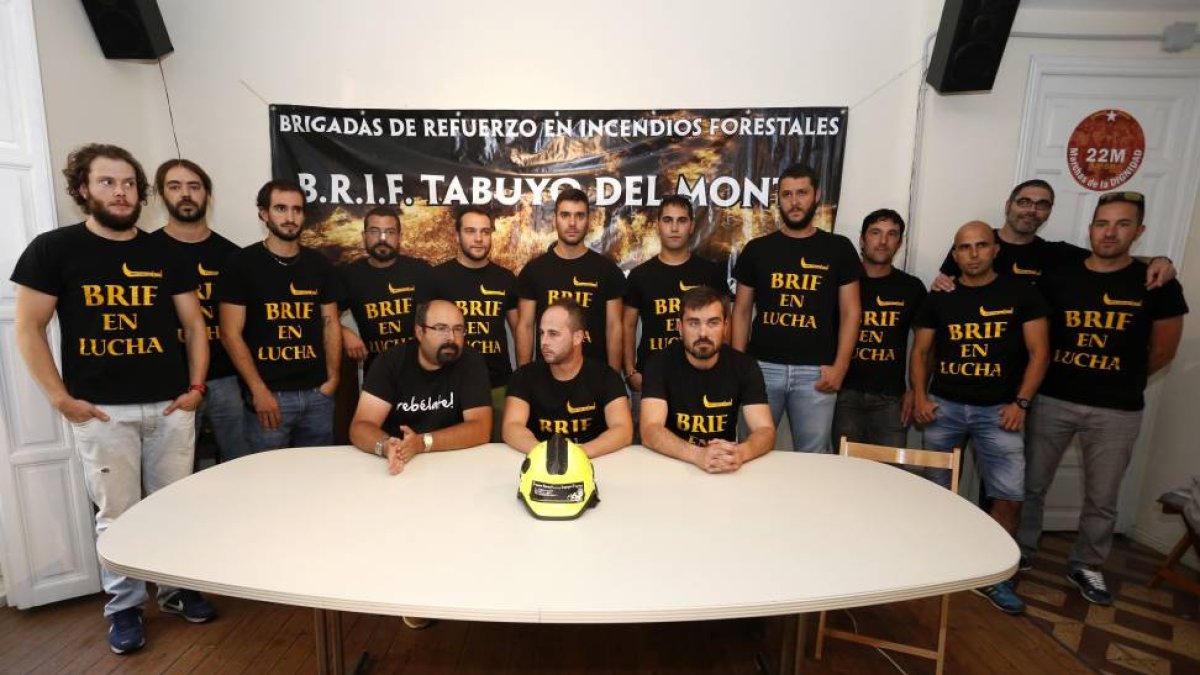 Las Brigadas de Refuerzo de Incendios Forestales, presentan en León el vídeo ‘Brif en Lucha’-ICAL