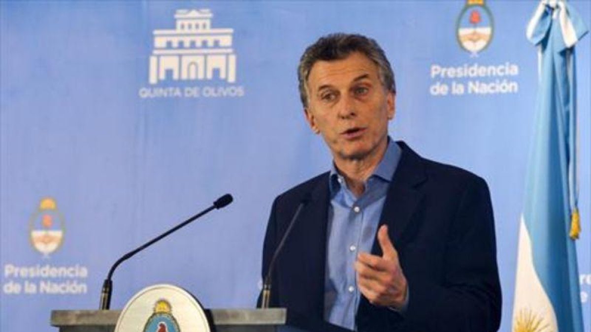 Mauricio Macri.-