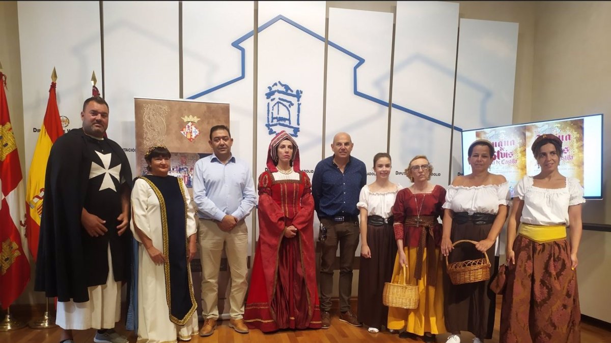 Presentación de la recreación histórica de la llegada de Doña Juana de Avis a Alaejos. EP