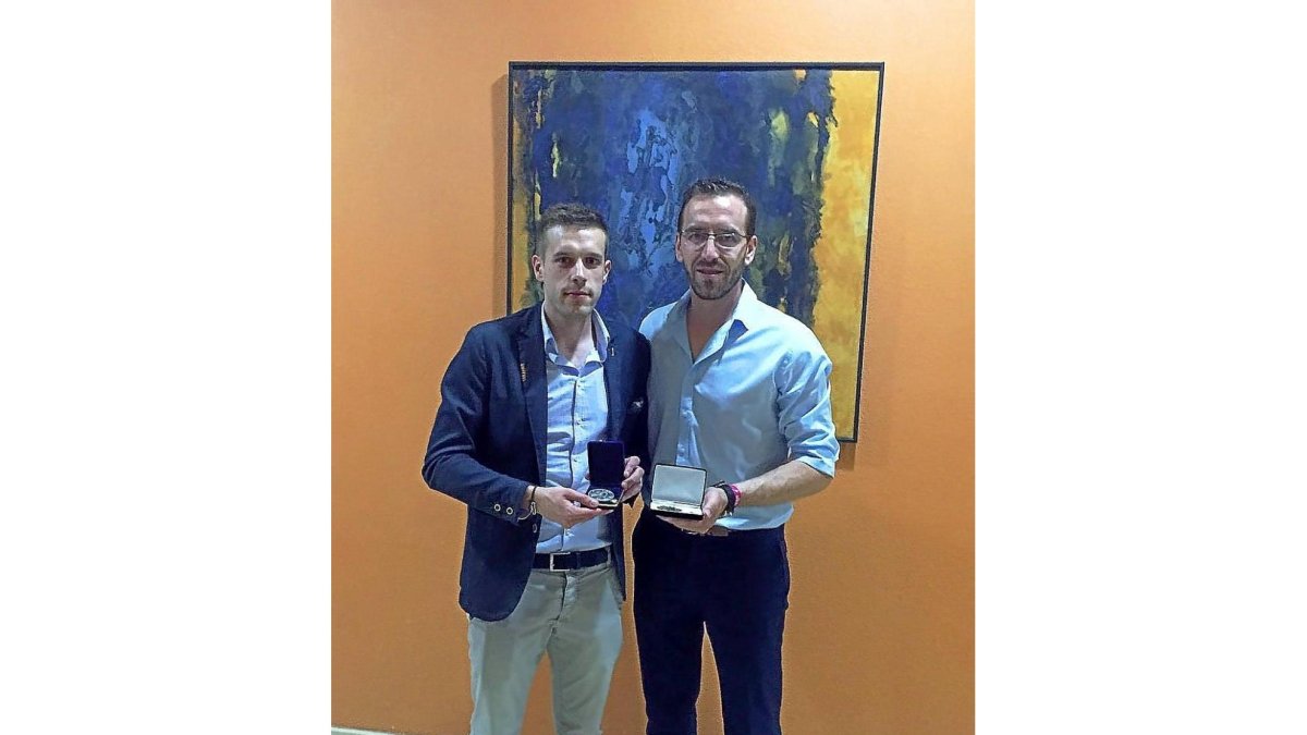 Nacho González y Fernando Hernández, en la Gala de Castilla y León.-E. M.