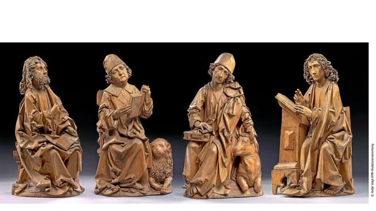 Cuatro piezas de la exposición.-ANTJE VOIGT