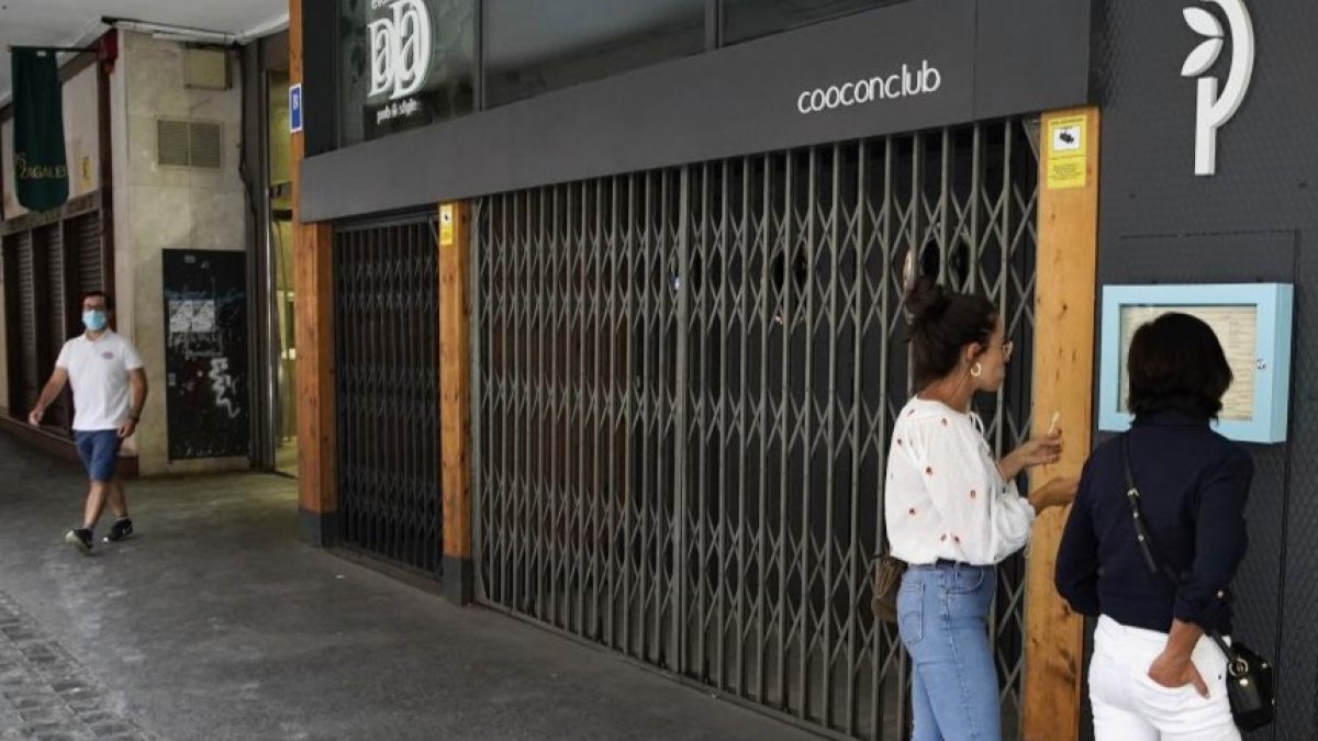 Discoteca de Valladolid que permanecerá cerrada por las nuevas restricciones al ocio nocturno para combatir el Covid. J. M. LOSTAU