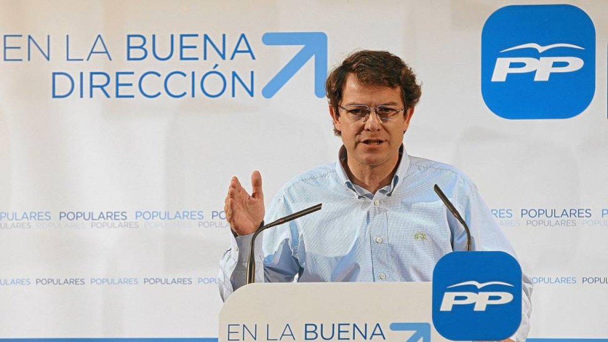 Alfonso Fernández Mañueco, candidato del PP a la alcaldía de Salamanca.-El Mundo de Castilla y León