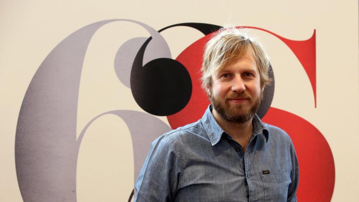 El director islandés Hafsteinn Gunnar Sigurðsson, ayer, en Valladolid.-ICAL