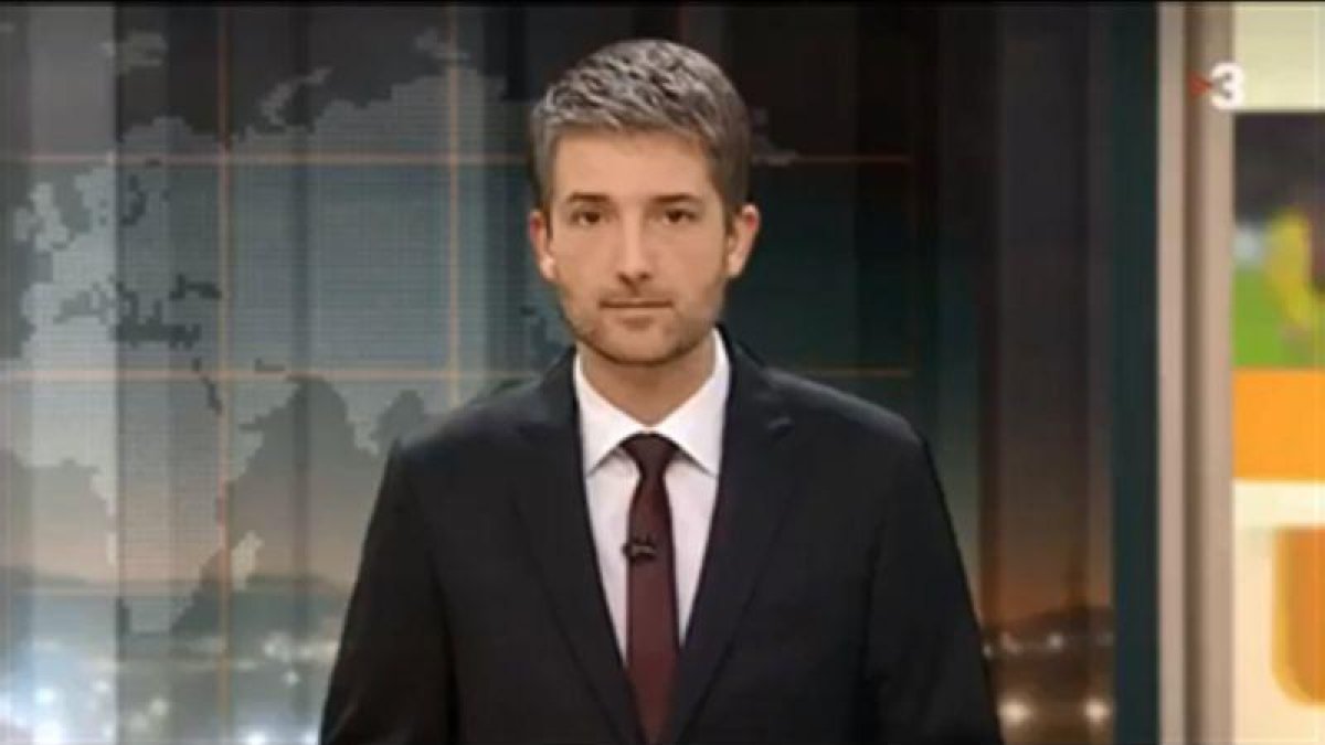Toni Cruanyes, presentador del TN vespre.-TVC
