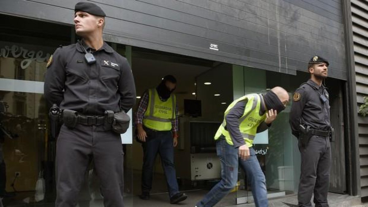 Registro en una sede de CDC, en octubre del 2015-AFP / LLUÍS GENÉ