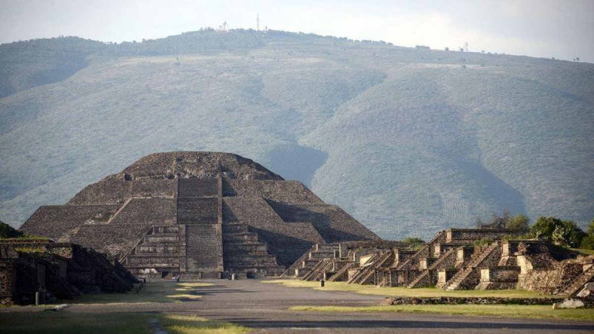 Esta cámara, que podría haber estado dedicada a fines rituales, se encuentra ocho metros debajo de la Pirámide.-INAH