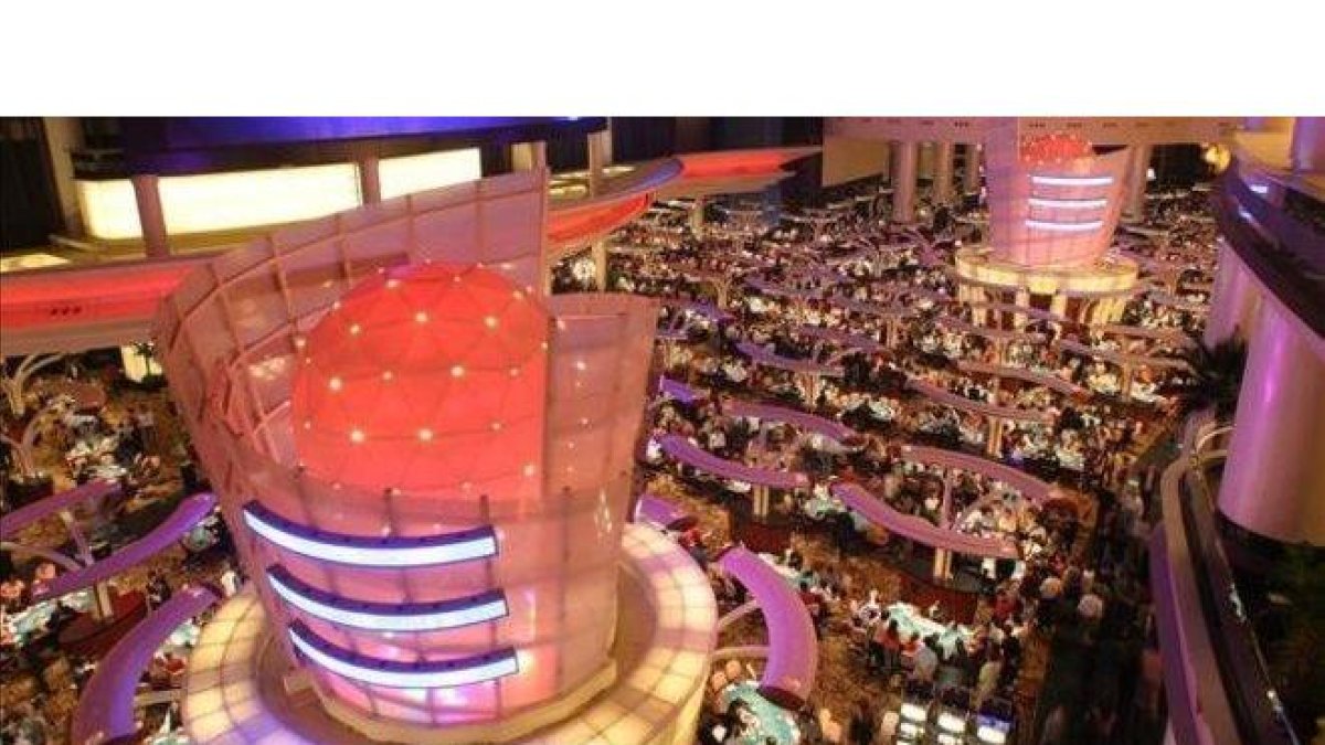 Un casino en Macao. El juego es el pilar de la economía en el territorio.-ADRIÁN FONCILLAS