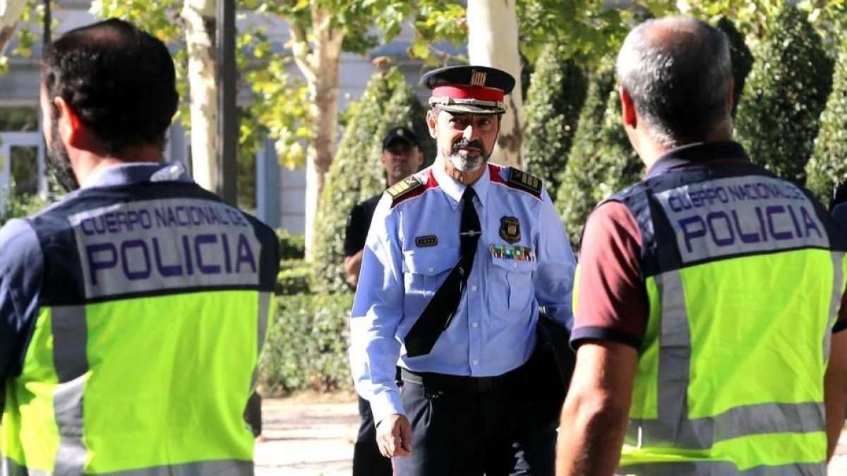 El major Josep Lluís Trapero abandona la Audiencia Nacional, el pasado día 6.-JUAN MANUEL PRATS