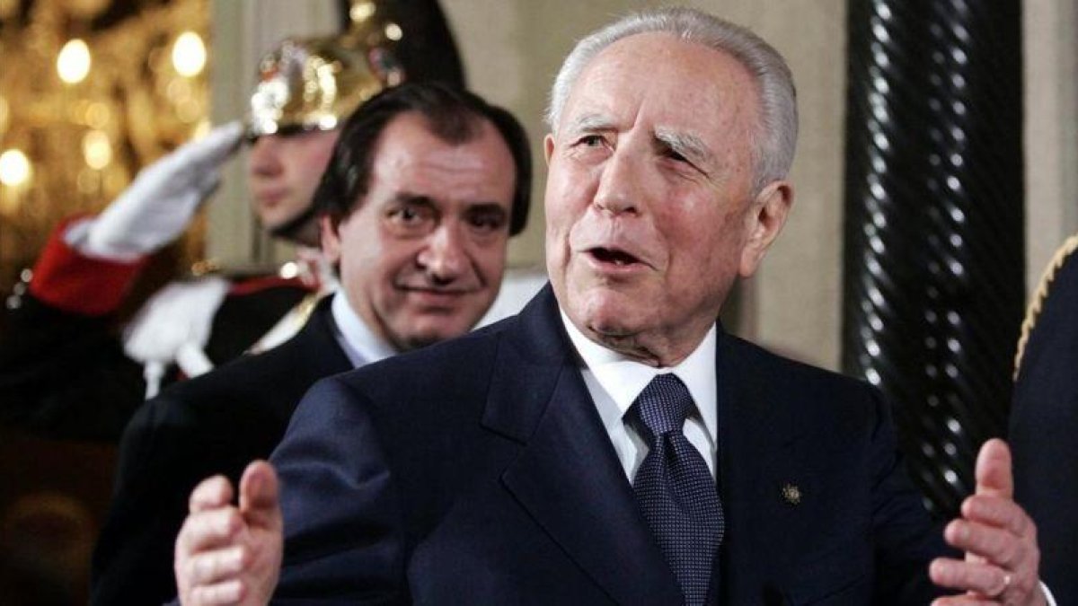 Ciampi, en una imagen del 2007.-AP / GREGORIO BORGIA