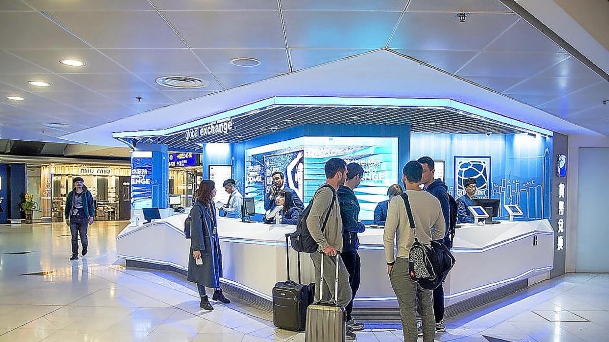 Una de las oficinas de la multinacional salmantina Global Exchange por el mundo.-EL MUNDO