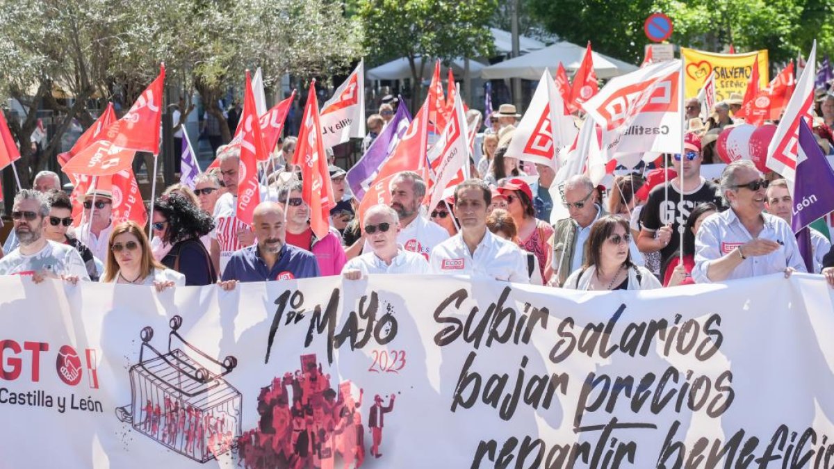 Manifestación del Primero de Mayo en Valladolid. ICAL