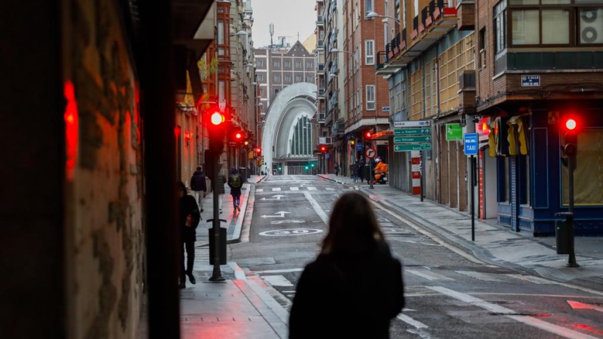 La calle López Gómez de Valladolid donde tuvo lugar la pelea. J. M. LOSTAU