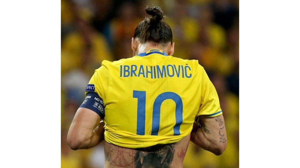 Ibrahimovic ha jugado su último partido con la selección sueca.-EFE