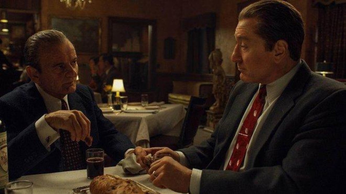Joe Pesci y Robert De Niro, en ’El irlandés’.-