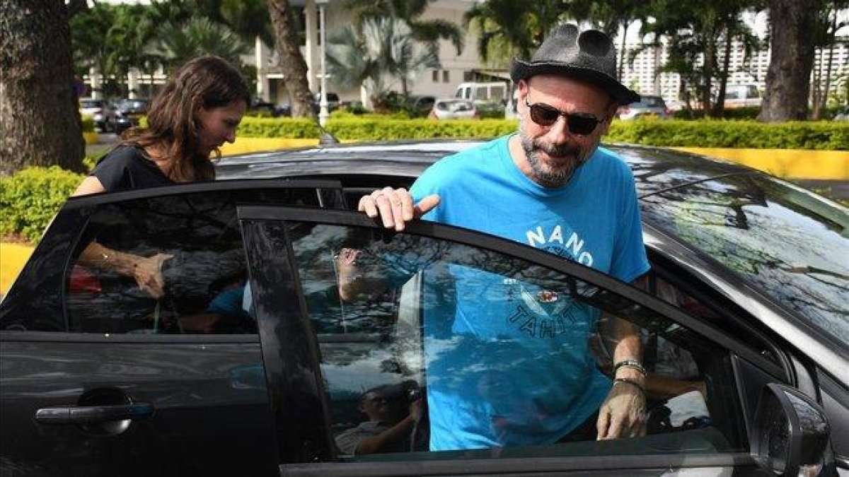 El multimillonario Guy Laliberté, en Papeete, en la Polinesia Francesa, este miércoles.-AFP / MILE LEYRAL