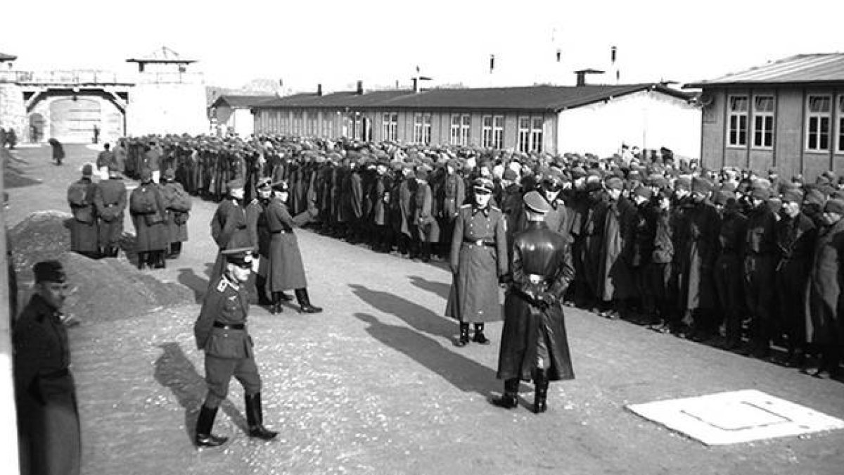 Una imagen del campo de concentración de Mauthausen, del fondo documental de la Amical Mauthausen.-