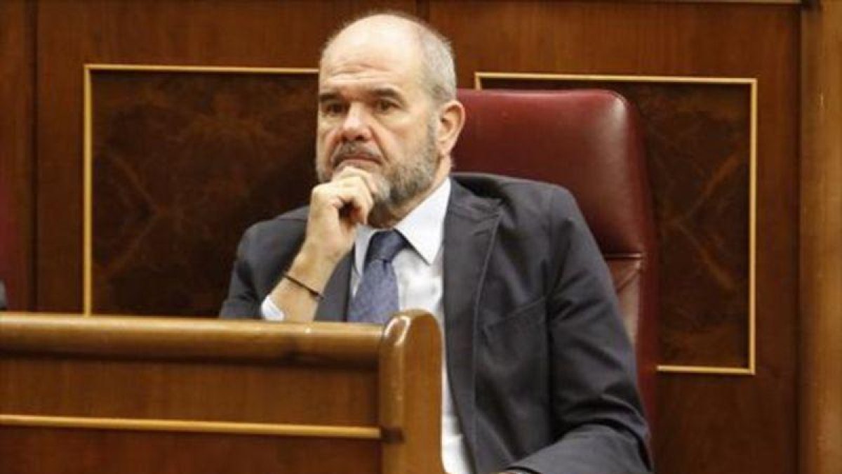 Manuel Chaves, en el Congreso, en febrero del 2015.-AGUSTÍN CATALÁN