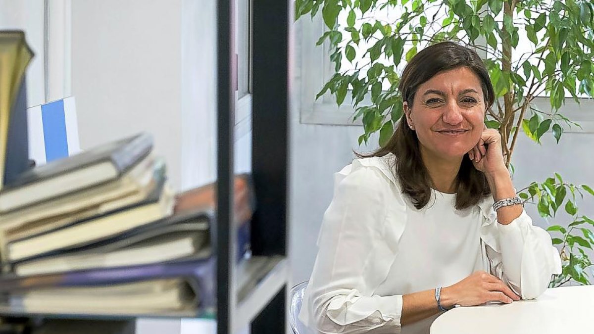 Patricia Sanz, directora ejecutiva de ExportUN, en las instalaciones de su empresa en Valladolid.-PHOTOGENIC / PABLO REQUEJO