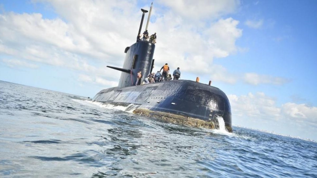 Fotografía sin fecha cedida por la Armada Argentina que muestra el submarino desaparecido.-EFE / ARMADA ARGENTINA
