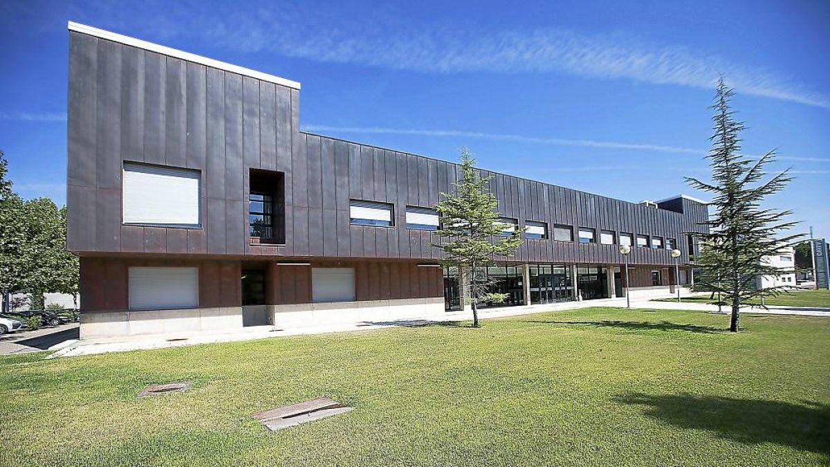 Exteriores de la Incubadora de Empresas Biotecnológicas del Parque Tecnológico de Boecillo en Valladolid.-PHOTOGENIC / JOSÉ C. CASTILLO