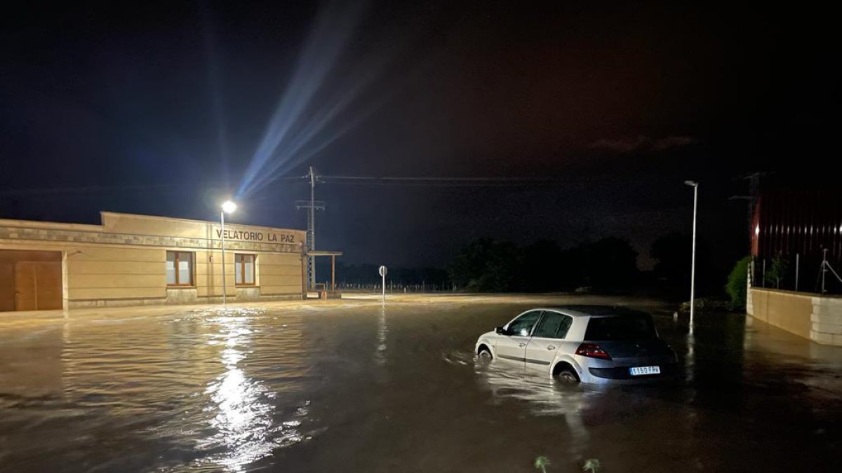 Imagen de archivo de las inundaciones de La Seca. -BOMBEROS DIPUTACIÓN