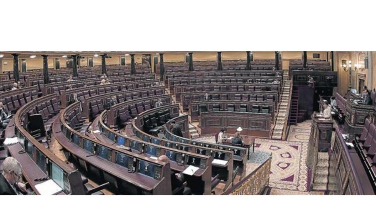 El hemiciclo del Congreso, el pasado mayo-DAVID CASTRO