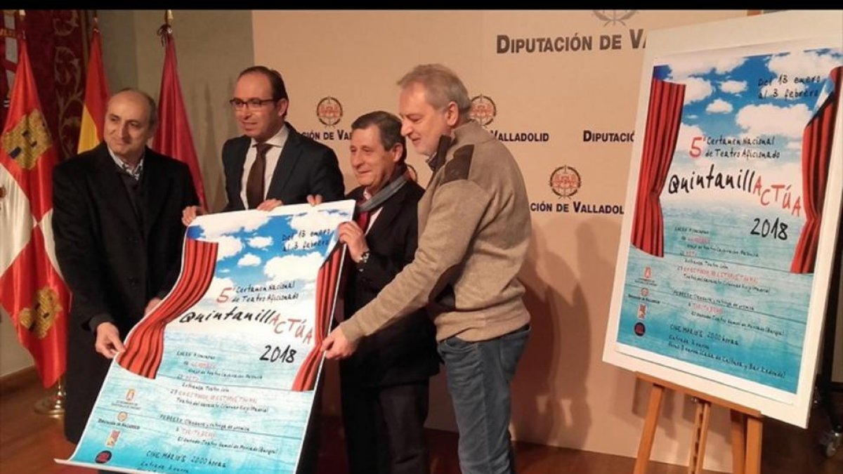 Presentación de la quinta edición del Certamen Nacional de Teatro Aficionado 'QuintanillACTÚA'.-EUROPA PRESS