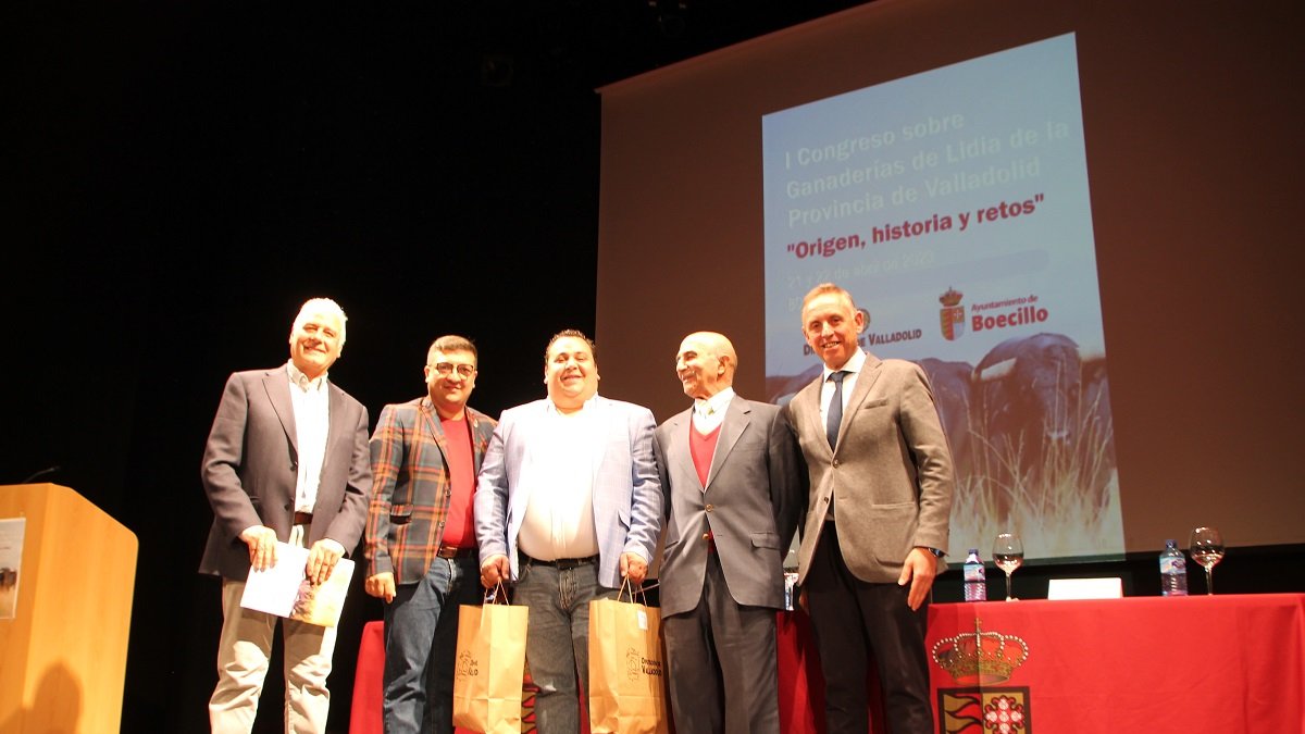 I Congreso sobre ganaderías de lidia de Valladolid celebrado en Boecillo. -E.M.