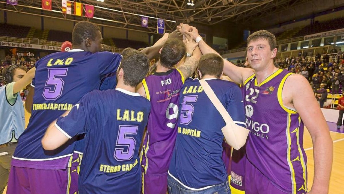 Sergio de la Fuente, durante el último partido con la camiseta de CB Valladolid.-Pablo Requejo