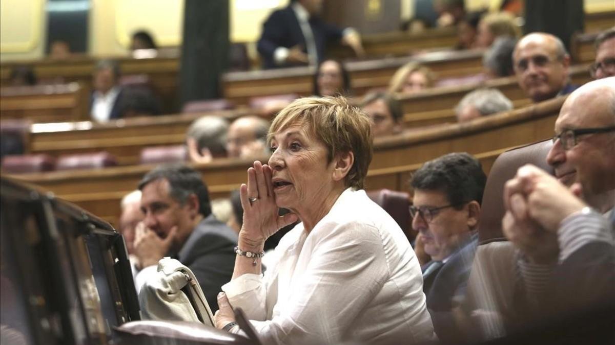 Celia Villalobos en el Congreso de los Diputados.-DAVID CASTRO