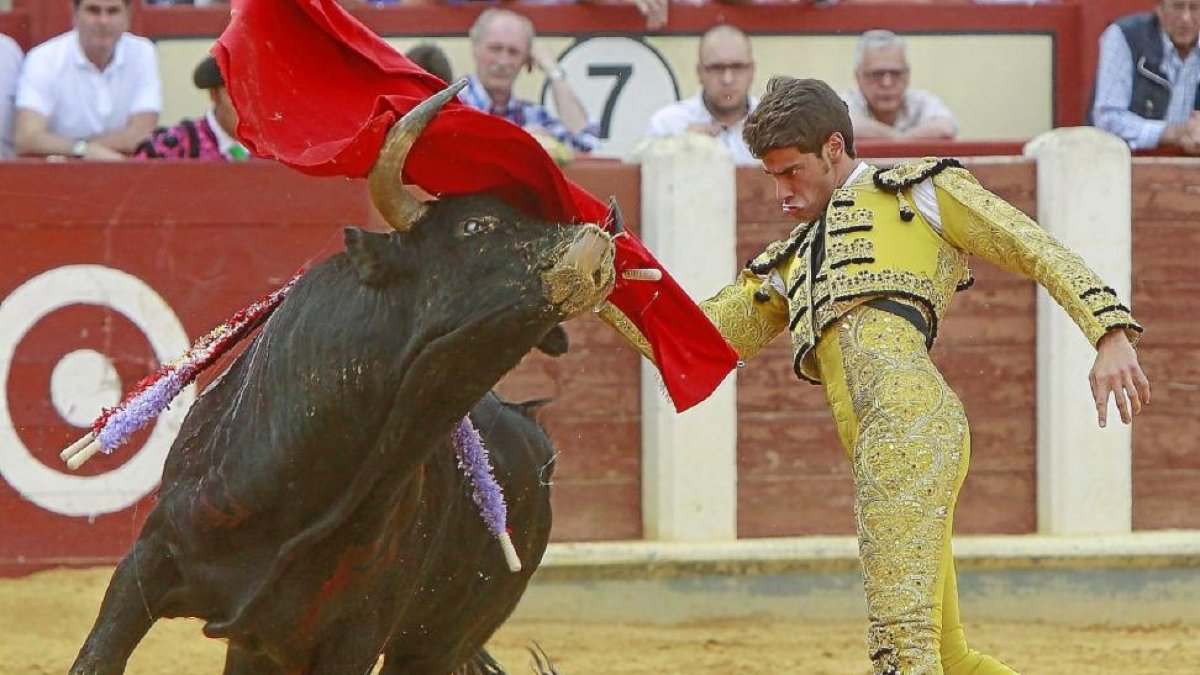 Ricardo Maldonado, uno de los novilleros en la feria taurina.-J. M. LOSTAU