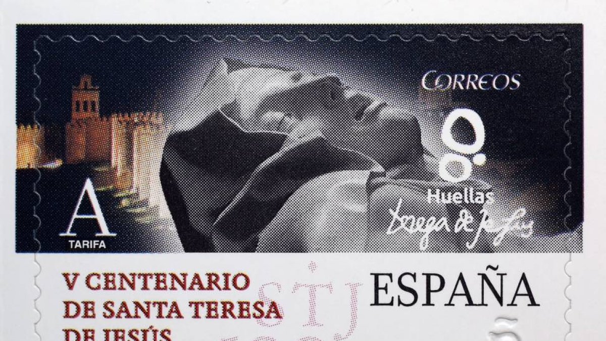 Sello conmemorativo del V Centenario del nacimiento de Santa Teresa de Jesús-Ical