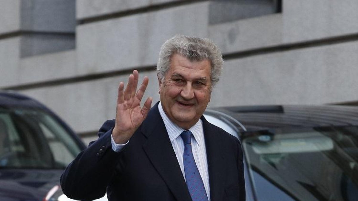Jesús Posada asiste a la última sesión de investidura en el Congreso.-EL MUNDO