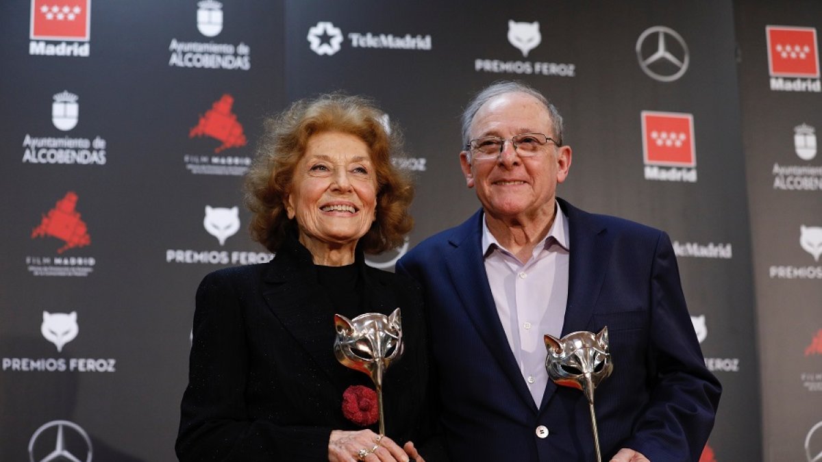 Julia y Emilio Gutiérrez Caba. | E. M.