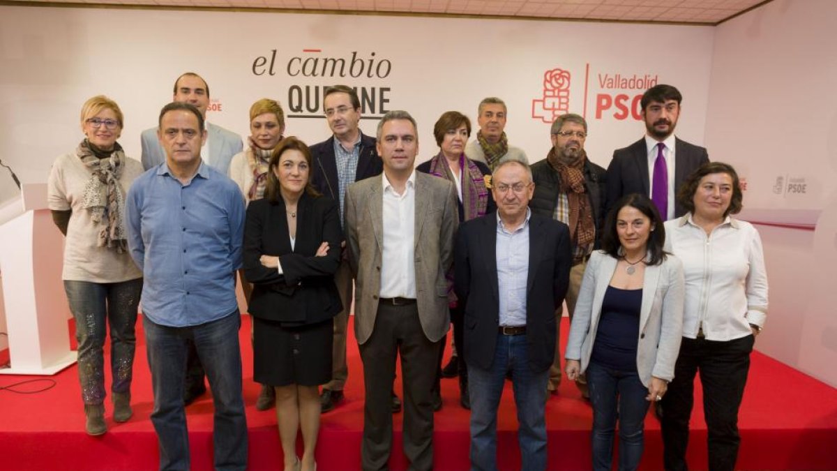 Candidatos al congreso y al senado del PSOE de Valladolid-Ical