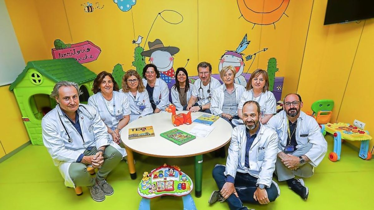 Miembros del equipo de Cuidados Paliativos Pediátricos y del Servicio de Pediatría del Hospital Universitario Río Hortega de Valladolid.-J. M. LOSTAU